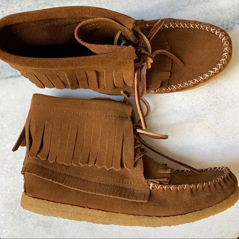 Eastland | Aztec 1955 Fringe Moccasin Bootie